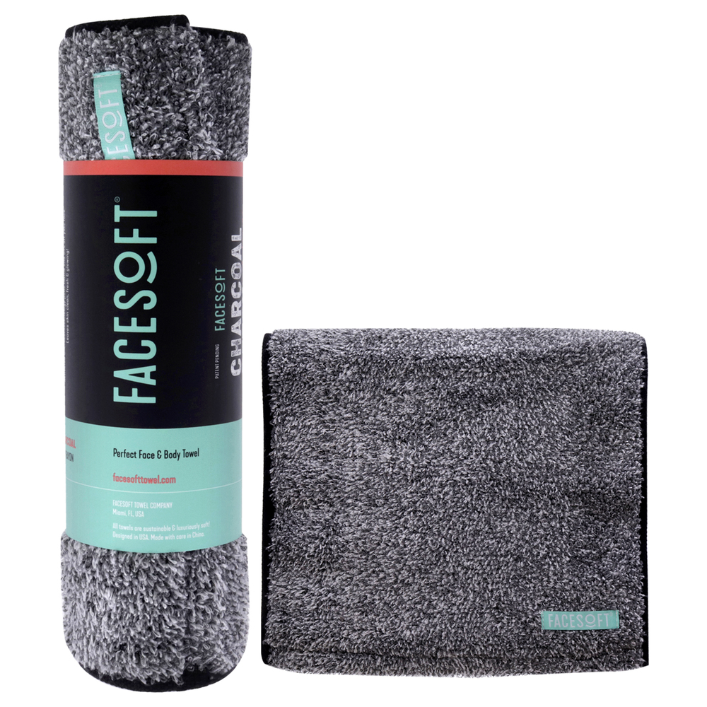 Eco Sweat Active Towel - Charcoal by Facesoft for Unisex - 1 Pc Towel